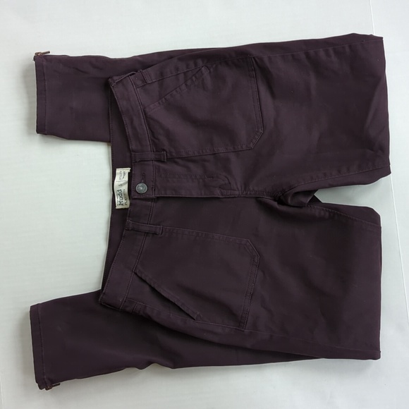 Mudd FLX Stretch Utility Skinny Zip Ankle Pants Junior 5 Magenta - Picture 10 of 15
